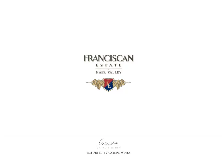 imported by carson wines