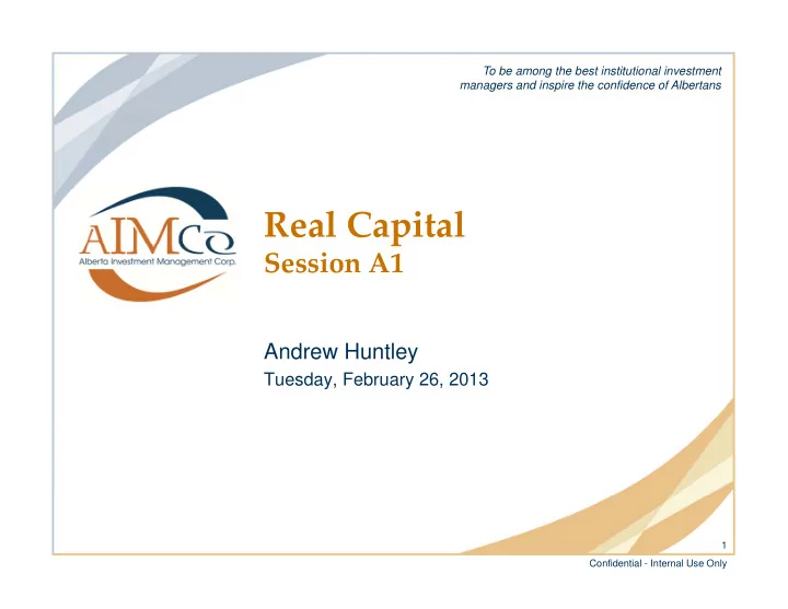 real capital