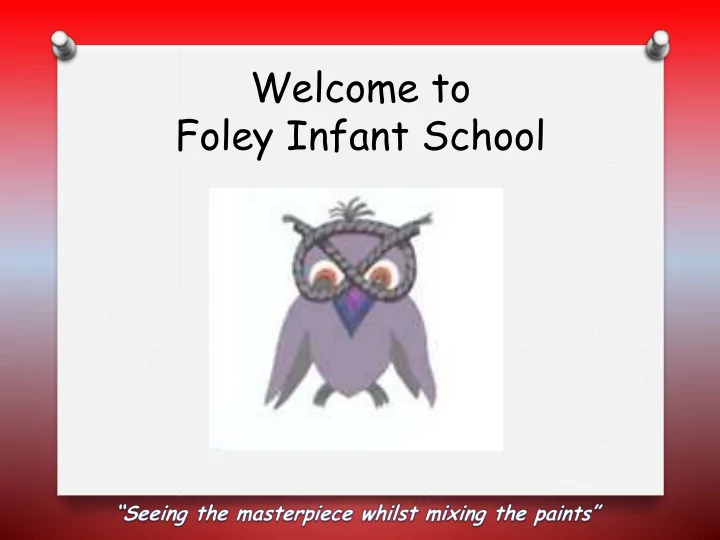 foley infant school school staff