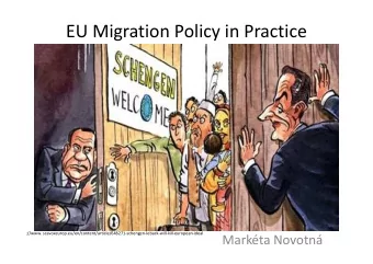 EU Migration Policy in Practice  tp://www.