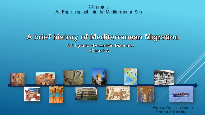 clil project an english splash into the mediterranean sea