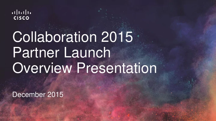 collaboration 2015