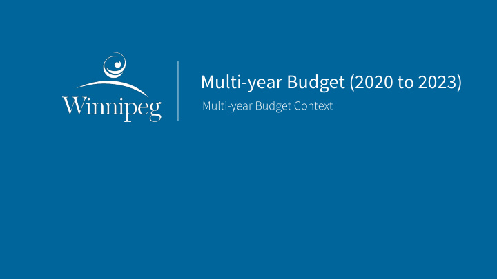 multi year budget 2020 to 2023