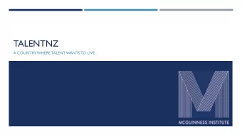 TALENTNZ  A COUNTRY WHERE TALENT WANTS TO LIVE  SIR PAULS ADDRESS AT STRATEGYNZ, MARCH 2011