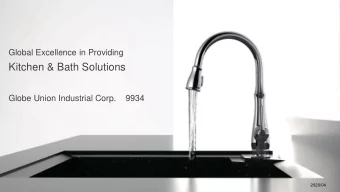 Kitchen &amp; Bath Solutions  Globe Union Industrial Corp.    9934  2020/04  A Broad Portfolio of