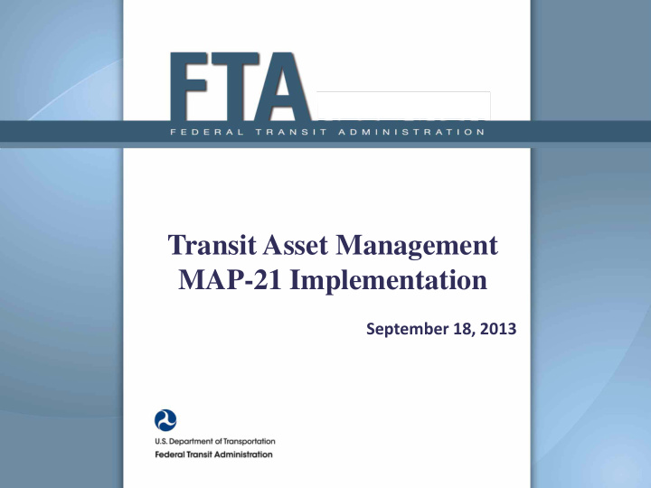 transit asset management