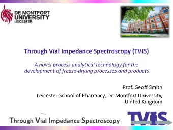 Outline  Introduction o Description of Measurement System o Theory (Dielectric loss mechanisms)