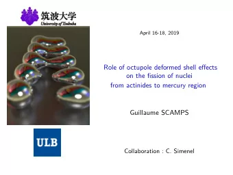 Role of octupole deformed shell effects  on the fission of nuclei  from actinides to mercury region