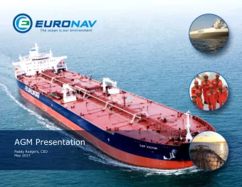 AGM Presentation  Paddy Rodgers, CEO  May 2017  1  Forward Looking Statements  Matters discussed in