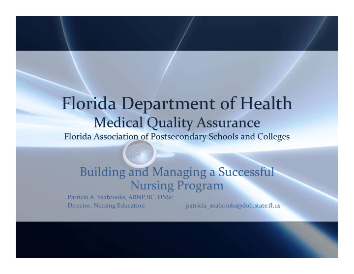 florida department of health