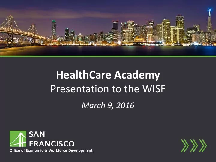 healthcare academy