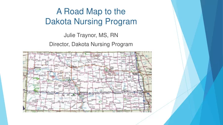 a road map to the