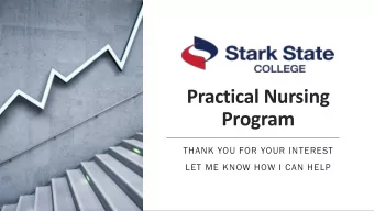 Practical Nursing  Program  THANK YOU FOR YOUR INTEREST  LET ME KNOW HOW I CAN HELP  Barb Dawson