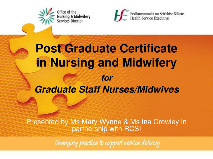 in nursing and midwifery