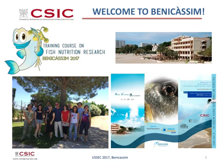 welcome to benic ssim