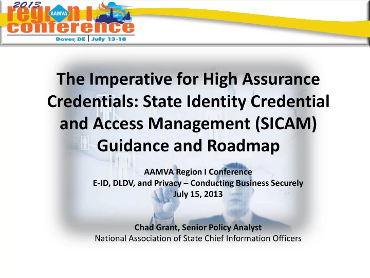 aamva region i conference e id dldv and privacy
