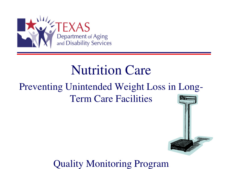 quality monitoring program objectives define unintended