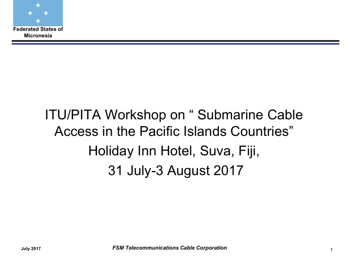 access in the pacific islands countries
