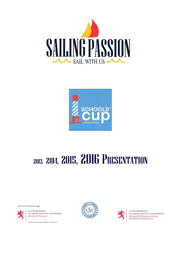september 2015 sailing passion a s b l is an apolitcal