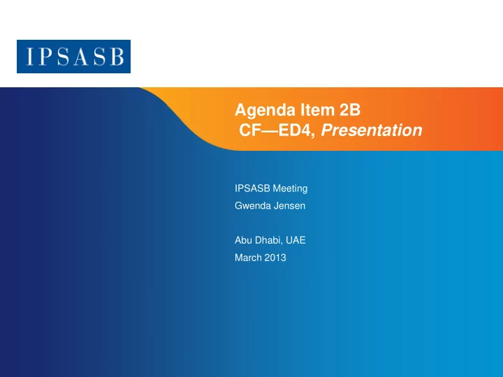agenda item 2b cf ed4 presentation