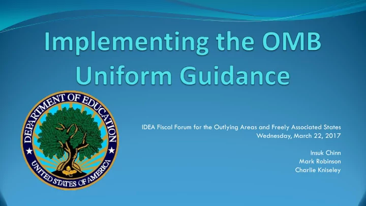 idea fiscal forum for the outlying areas and freely