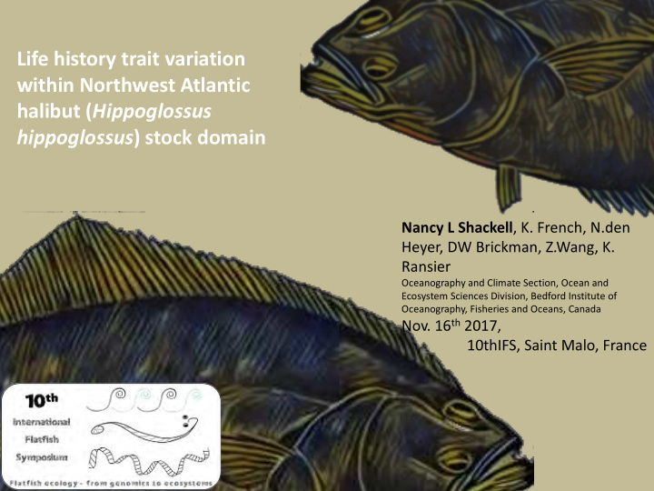 life history trait variation within northwest atlantic