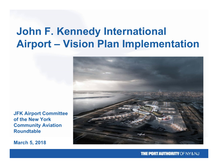 john f kennedy international airport vision plan