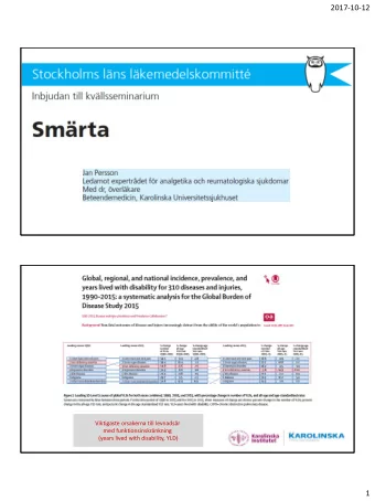 2017-10-12  Viktigaste orsakerna till levnadsr  med funktionsinskrnkning  (years lived with