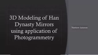 Capture the  Image  3D Modeling  Subject  Preprocessing   Agisoft  Photoscan Pro   Lab/Object