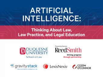 Artificial Intelligence as a  Path to Closing the Justice  Gap: Electronic Civil Gideon  Kate