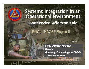 Systems  Systems  Systems Integration  Systems Integration  Systems  Systems Integration  Systems