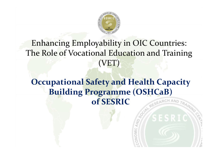 enhancing employability in oic countries enhancing