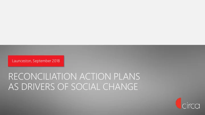 reconciliation action plans
