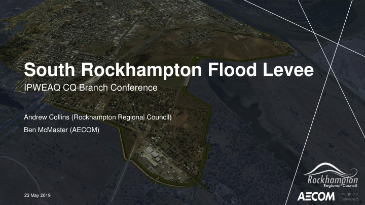 south rockhampton flood levee