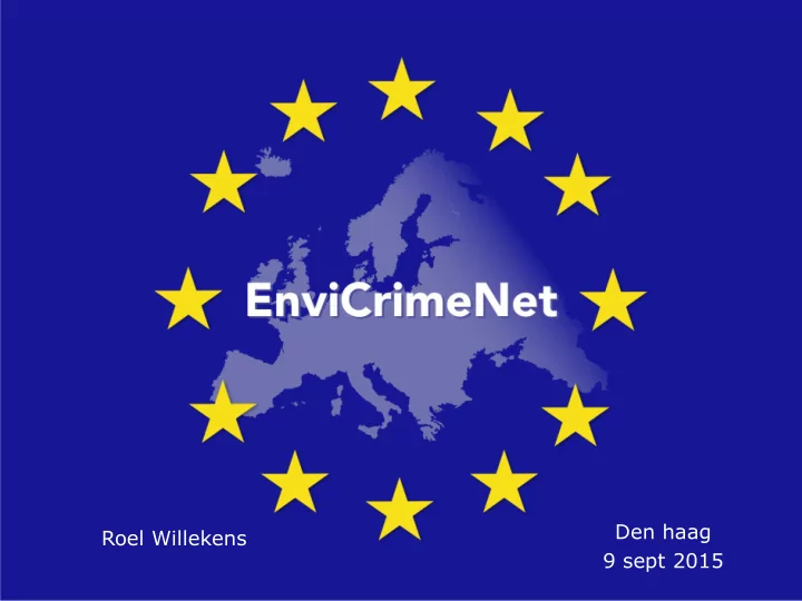 den haag roel willekens 9 sept 2015