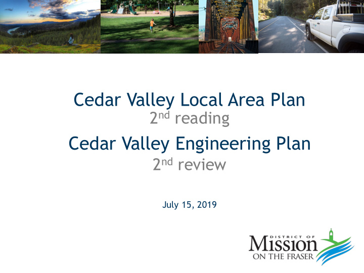 cedar valley local area plan