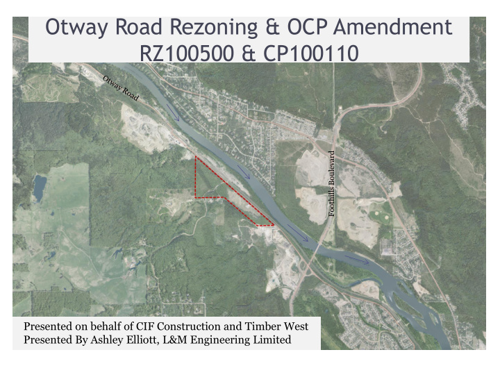otway road rezoning ocp amendment rz100500 cp100110