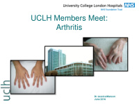 uclh members meet arthritis