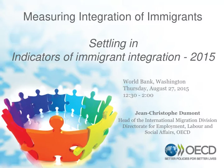 world bank washington thursday august 27 2015 12 30 2 00