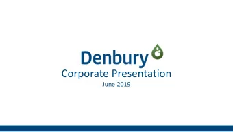 Corporate Presentation  June 2019  Cautionary Statements Forward-Looking Statements : The data