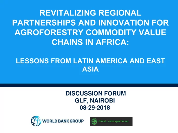 partnerships and innovation for