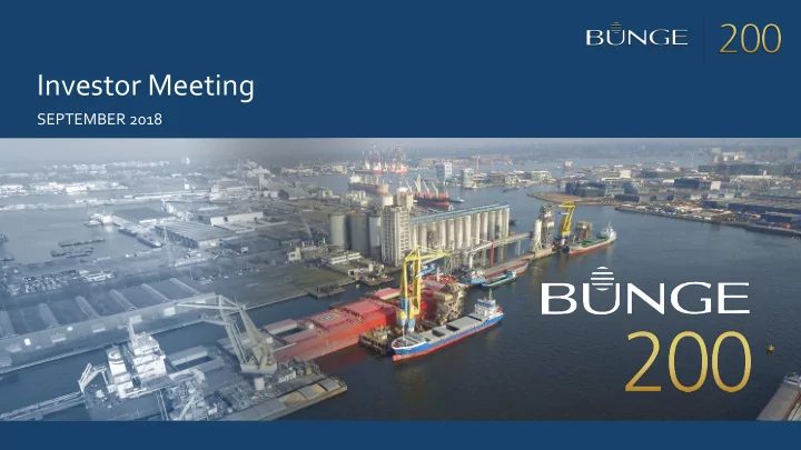 investor meeting