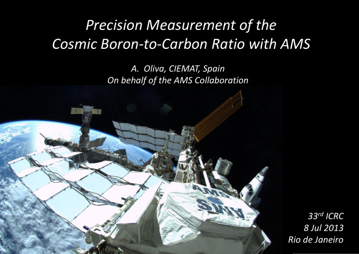precision measurement of the cosmic boron to carbon ratio