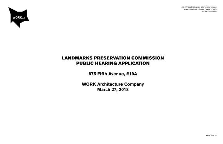 landmarks preservation commission public hearing