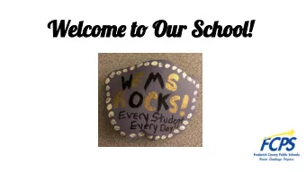 Welcome to Our School!  Staff Introductions  Our Mission  Every Student, Every Day!  Did you know?
