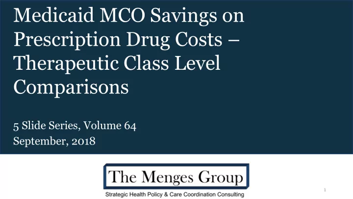 prescription drug costs