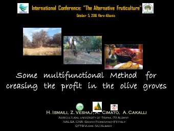 Some   multifu  func  nctiona  nal  Method    for  r  creasi  sing  ng  the   profi  fit   in   the