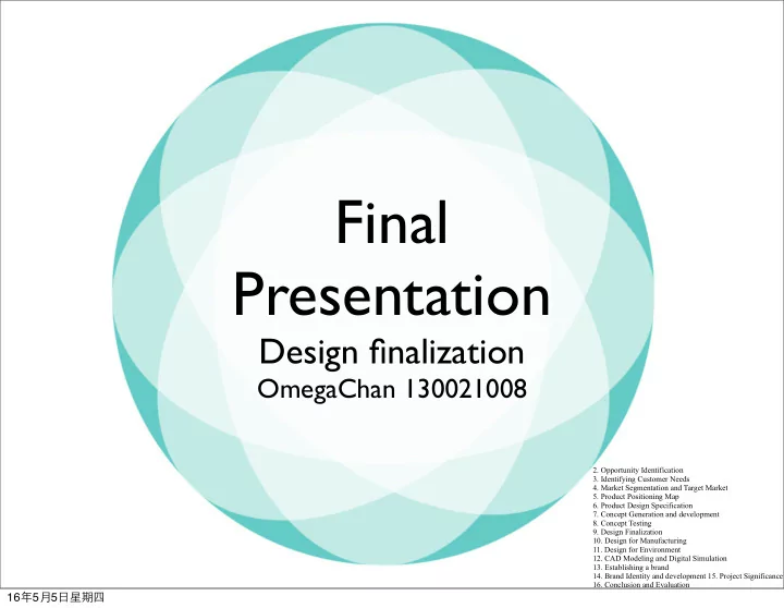 final presentation
