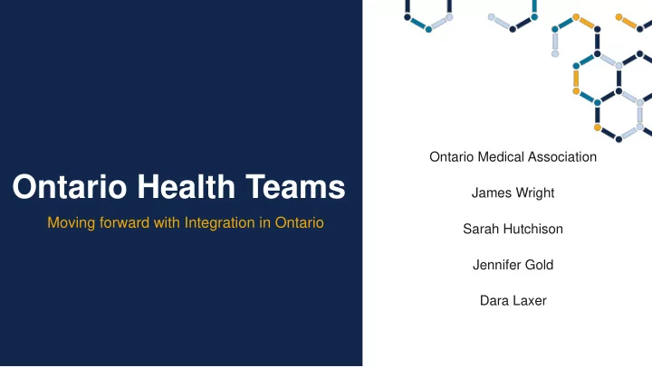 ontario health teams