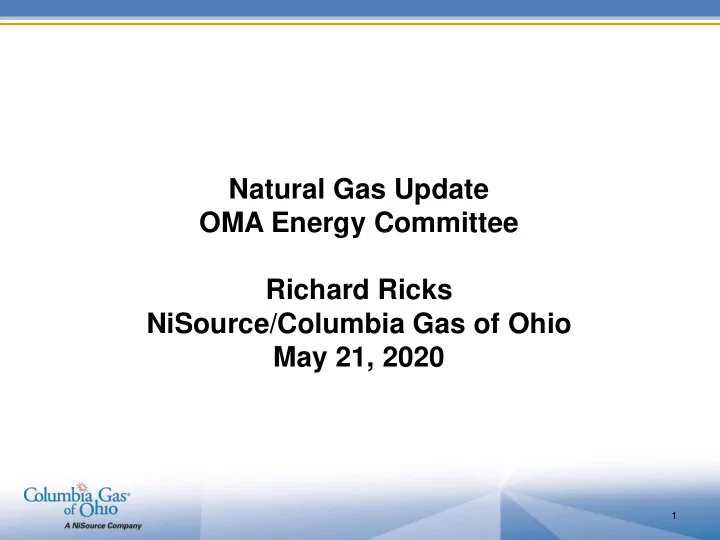 oma energy committee richard ricks